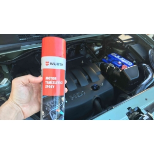 WÜRTH MOTOR TEMİZLEME SPREYİ SUSUZ PARLATMA SPREY 500ML 